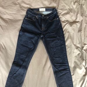 EVERLANE Women’s Dark Indigo High-Rise Skinny Jean